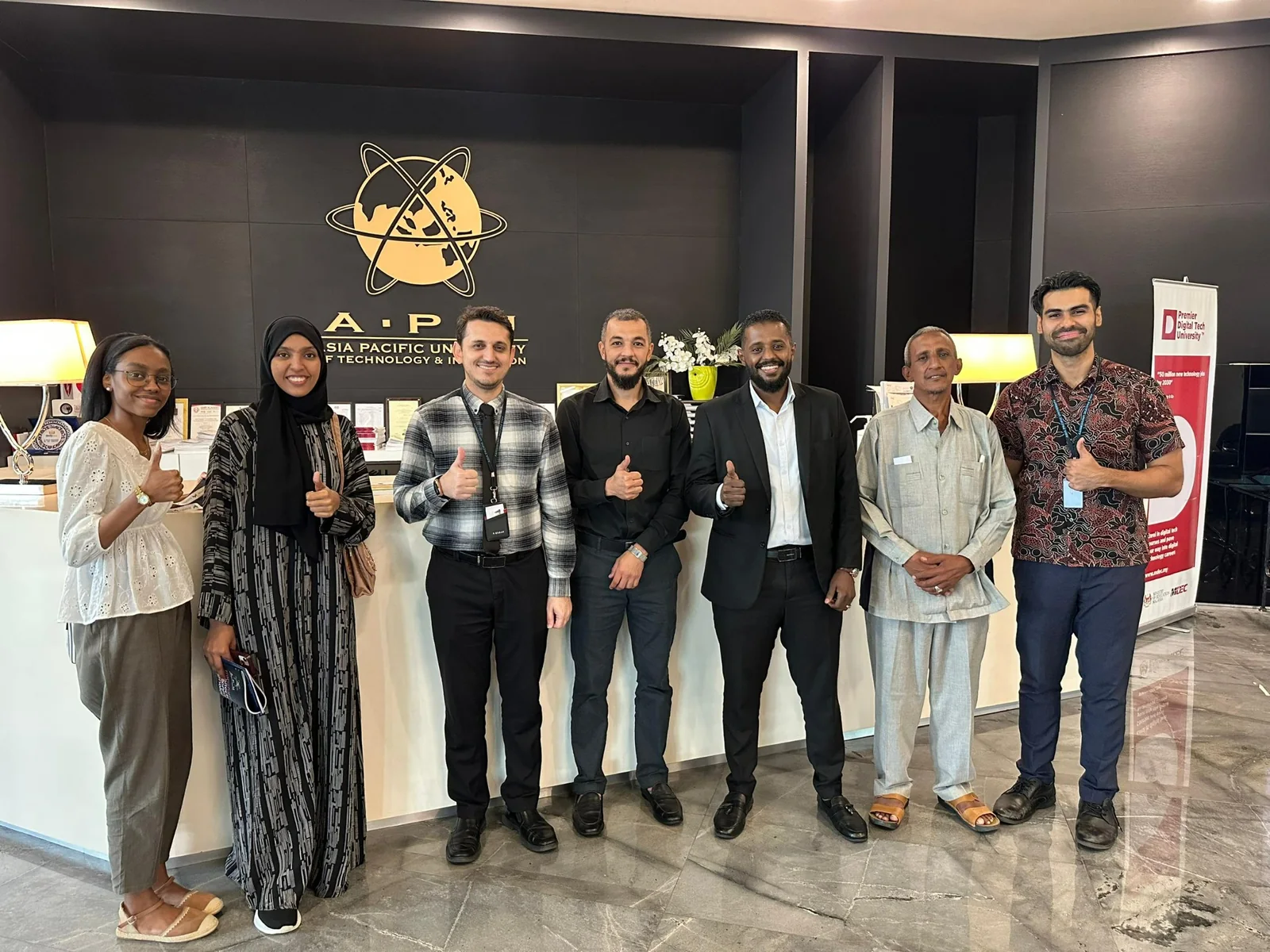 لقاء فريق ماجستي مع شركاء جامعة APU